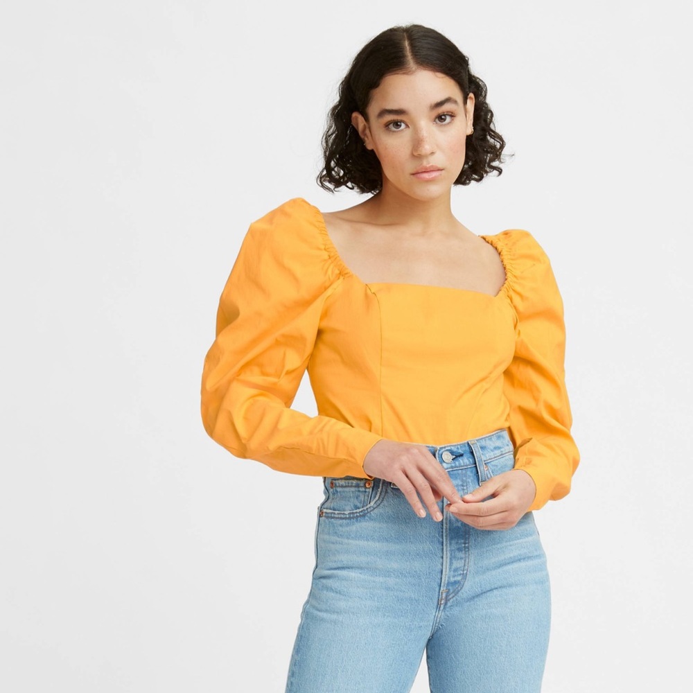 Levi's Junie Mutton Puff Sleeve Blouse